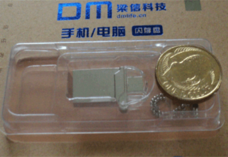 Tiny USB with older style Micro USB drive. 16gb storage to save and transfer
