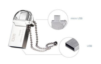 USB and Micro USB drive with 16gb storage