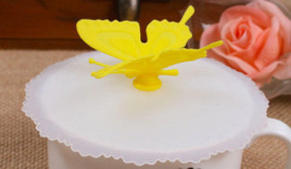 Butterfly cup cover yellow