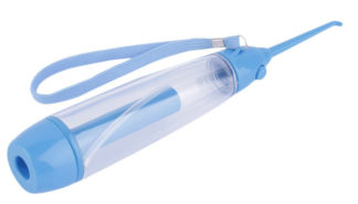 Manual dental floss water pump. Tooth cleaner for gentle oral care.