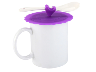 Purple cup cover