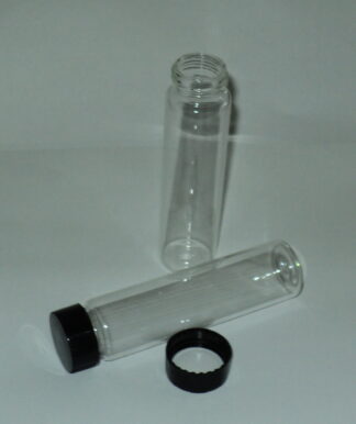 50 ml laboratory glass vials. 4 vials.