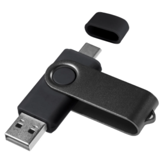 USB C and standard USB  64gb drive